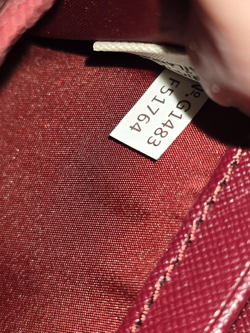 Coach Pebbled Leather Zip Wallet - Raspberry - Picture 9 of 13